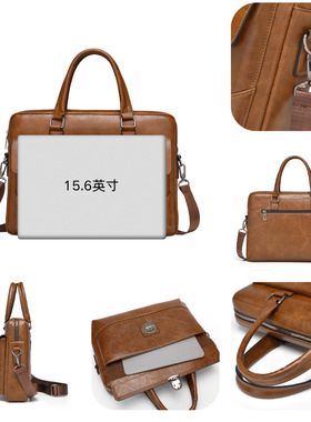 新款男士商务大容量手提公文包