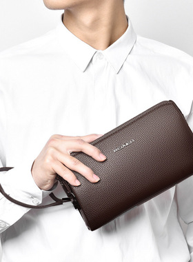 新品男士商务手拿包高级感