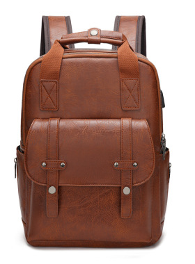 2026 New Men's Retro Backpack Fashionable Large Capacity Cas