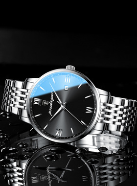 柏达茄新款防水夜光男手表学生速卖通爆款商务腕表Men's watches