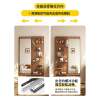 Thickened perforated plate full-length mirror