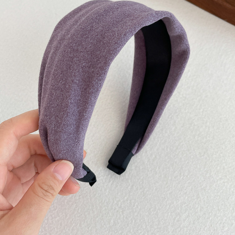 温柔紫~宽边洗脸发箍女款显白时尚外出百搭发捆头箍发饰秋冬新款,淘宝优惠券,粉丝福利购,淘宝优惠卷