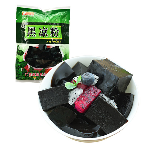 威颜威 广西黑凉粉粉烧仙草粉鲜草冻 仙草粉凉粉配料仙草汁50g/包 - 图3