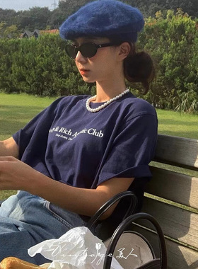 fever同款高光正圆玻璃珍珠项链轻奢高级感简约法式百搭锁骨颈链
