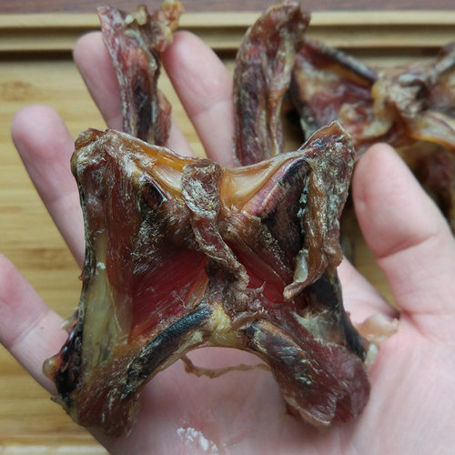 香烘鸭锁骨 无添加狗零食 阿拉斯加宠物磨牙骨头 - 图3