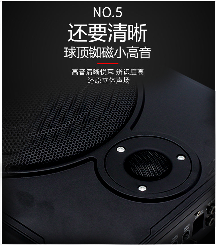 车载音响低音炮12v24v重低音8寸10寸汽车座椅专用超薄有源带高音 - 图1