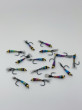 Nishang Luya White Strips Horse Mouth Explosive Mosquito Bionic Insect Micro Food Meal Strips Peach Blossom Luo Fei Bait Barbed Fly Hook