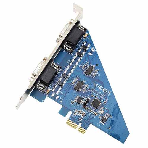 宇泰UT-7912 PCI-E转2口RS232串口卡台式机工控机串口通讯扩展卡 - 图3