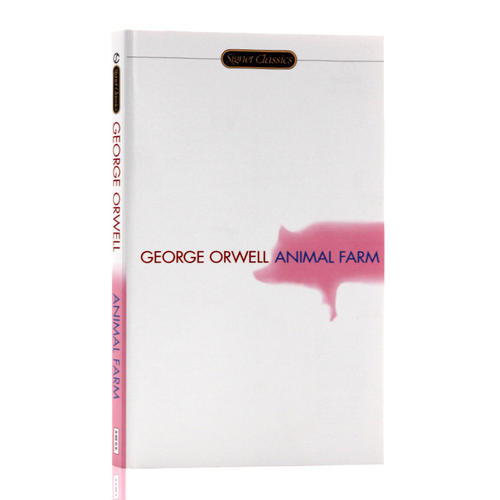 现货动物农场庄园英文原版乔治奥威尔可搭1984夏洛的网经典英文原版名著Animal Farm George Orwell(多个封面随机发货）平装-图0