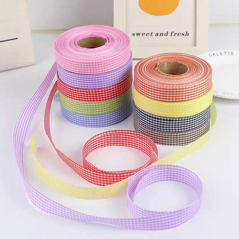 网红彩色格子丝带蛋糕装饰包装带蛋糕礼品彩带打包带装饰烘焙用品,淘宝优惠券,粉丝福利购,淘宝优惠卷