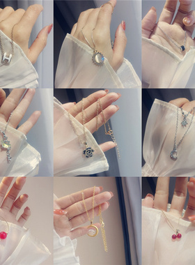 简约毛衣链项链女设计感百搭轻奢