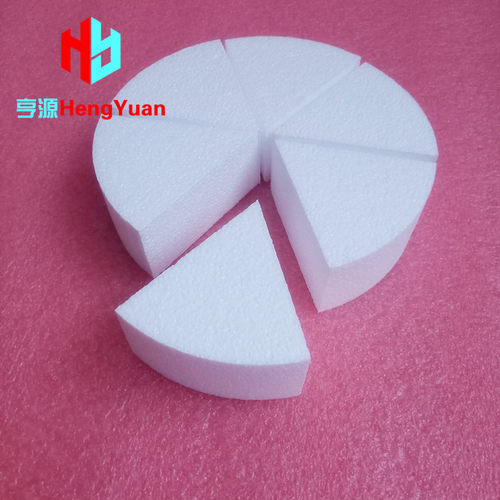 泡沫甜甜圈蛋糕模型 圆环圆圈婚庆花环幼儿园彩泥DIY手工半环圆柱 - 图2