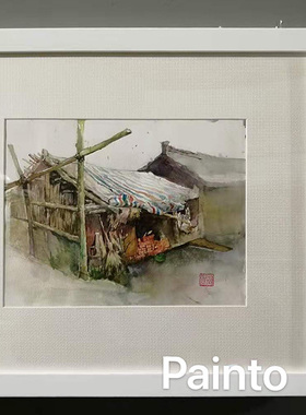 美院支持创作纯手绘水彩画