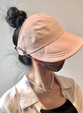 户外空顶帽遮阳帽女防紫外线防晒