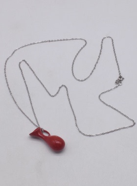 时尚创意简约净水瓶花瓶吊坠项链