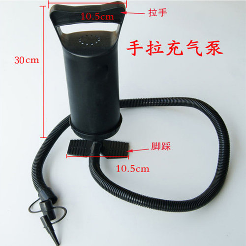 户外多功能皮划艇气垫床充气泵脚踏游泳圈玩具脚踩手动打气筒电泵 - 图2