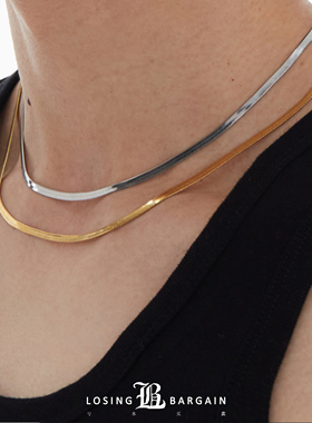 【losingbargain】百搭蛇骨项链