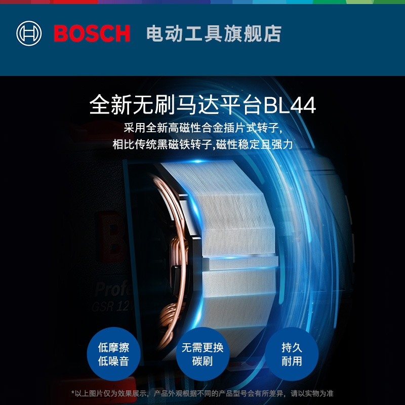 博世充电式电钻无刷锂电钻手钻手电钻电动螺丝刀工具GSB12V-30-图1