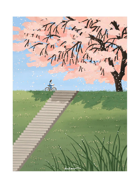 春和景明韩式ins高清装饰画