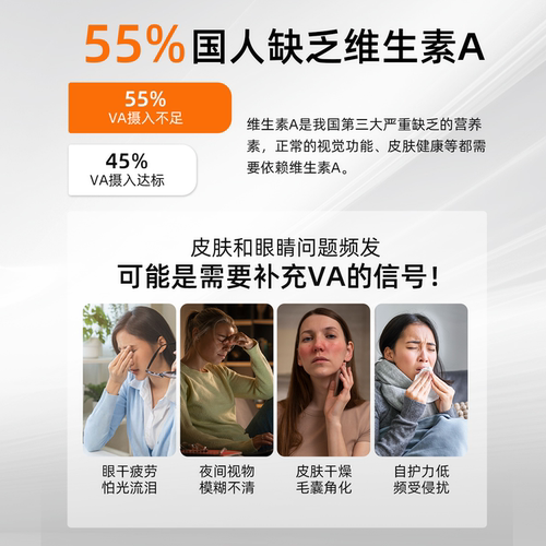 美国swanson斯旺森维生素A软胶囊250粒/瓶 活性维a视黄醇明眸亮眼 - 图0