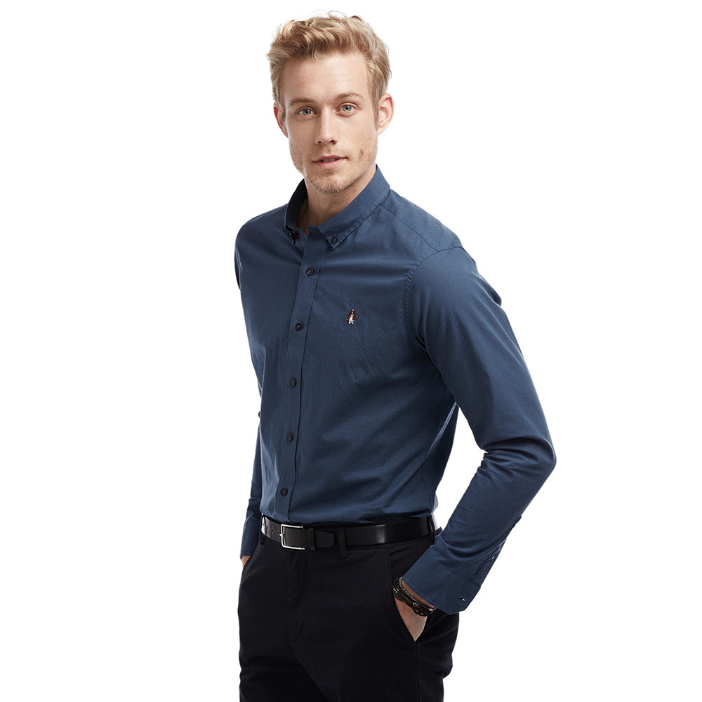 hush puppies男装春秋季纯棉衬衫 Hush Puppies服饰衬衫