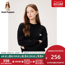 Hush Puppies Leisure Steps Ladies 2023 Fall New Air Layer Loose Short home Wear clothing can be worn outside