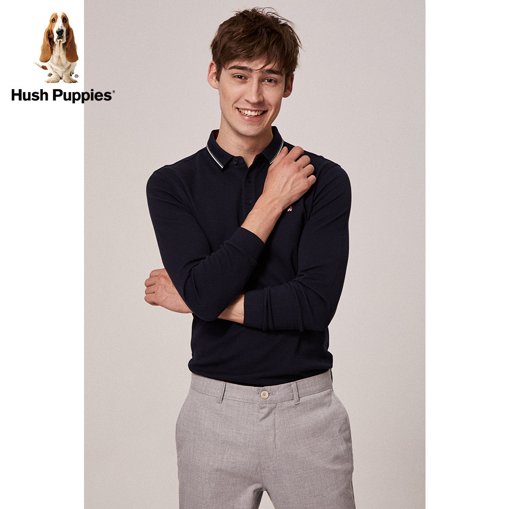 hush puppies秋季男装新纯棉 polo衫 Hush Puppies服饰T恤
