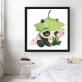 Lotus Leaf Panda Cross Stitch 2020 Новая линейная вышивка гостиная слегка спальня милые мультфильмы вышитые мелкие детали ручной работы
