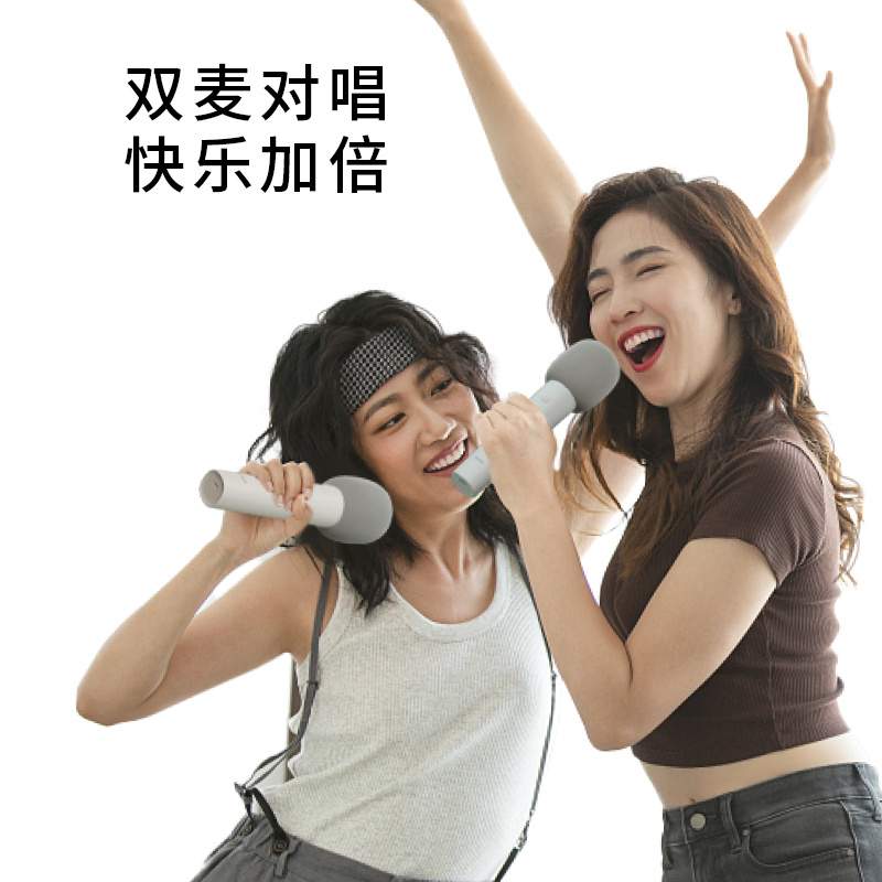 坚果麦克风Q2【适用于N3/N1系列/超短焦O2系列】无线双麦对唱家用 - 图3