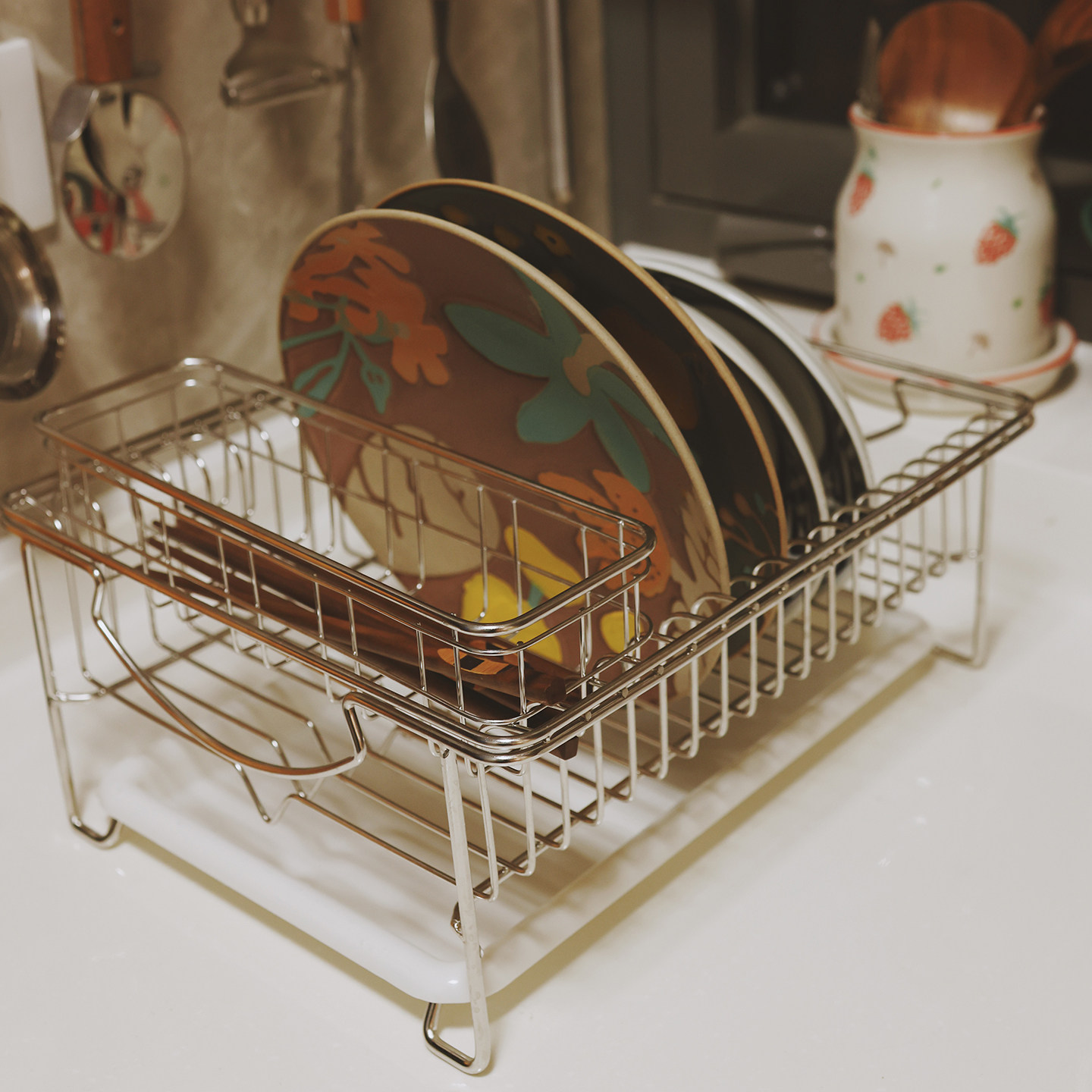 半宅不锈钢碗架沥水架厨房台面置物架橱柜碗碟架盘碗水杯子收纳架,淘宝优惠券,粉丝福利购,淘宝优惠卷