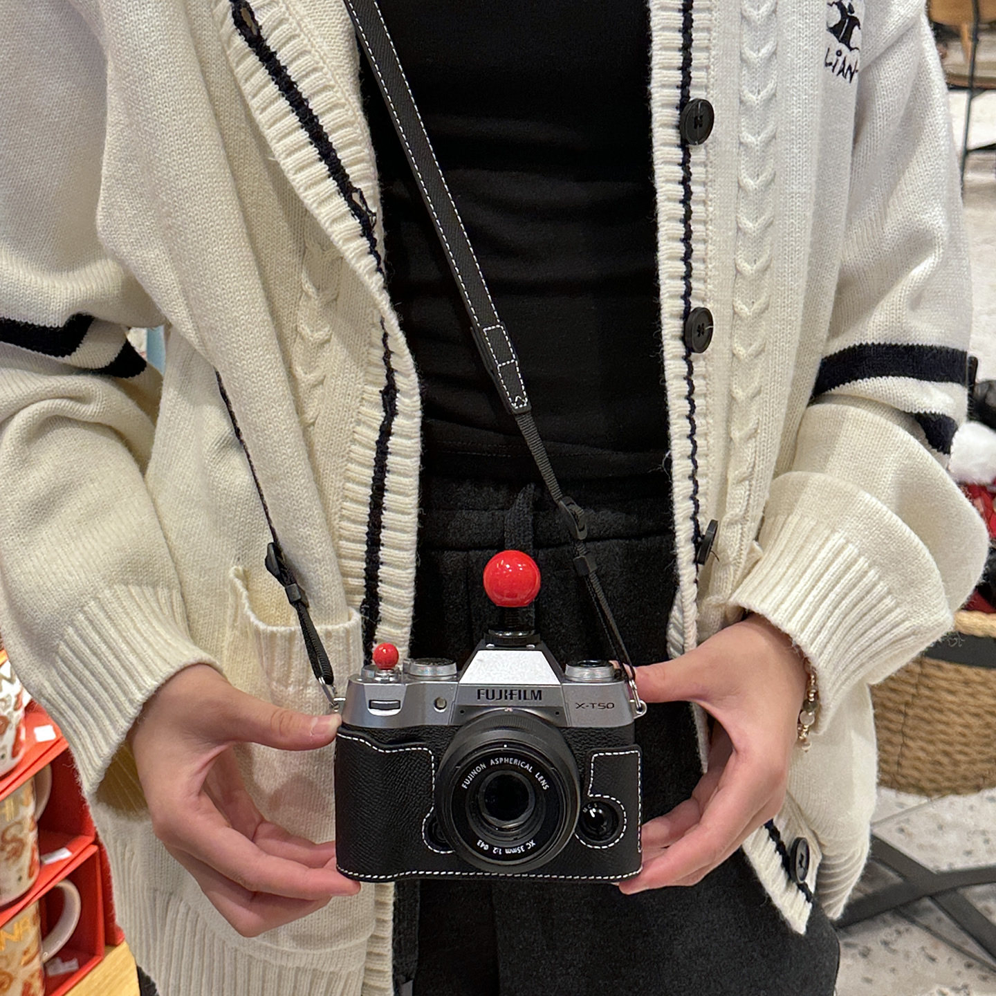 富士真皮保护套适用于xt30三代二XE5皮套配件xs20相机包xt50xt5壳,淘宝优惠券,粉丝福利购,淘宝优惠卷