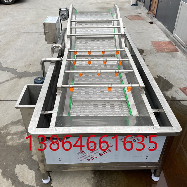 Vegetable crop bubble cleaning machine, greening machine, egg sauerkraut processing complete equipment, mushroom deep processing machine
