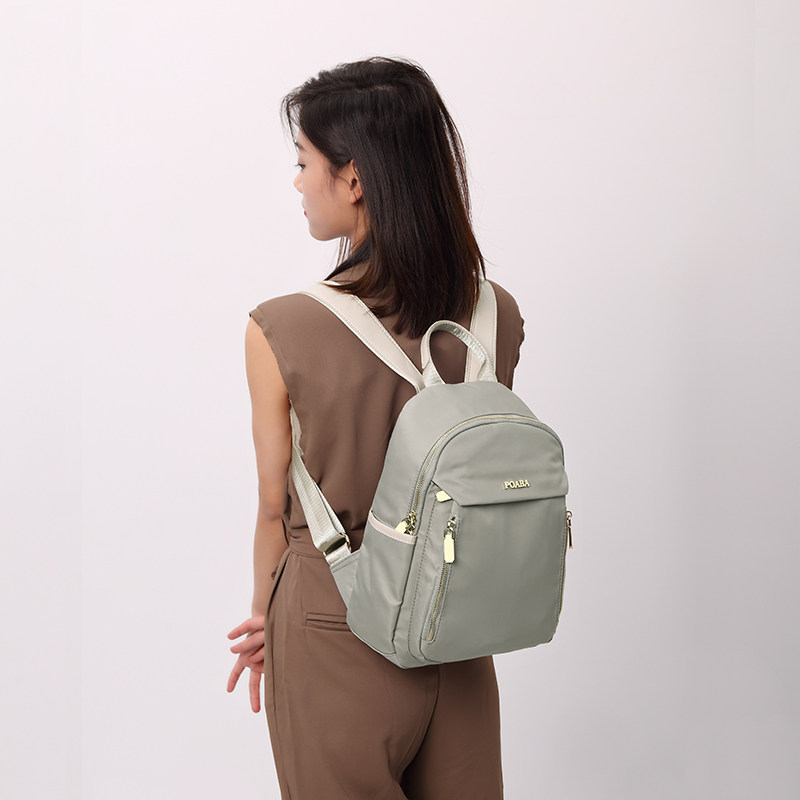 香港品牌防水双肩包女2025新款时尚牛津背包帆布百搭通勤旅行书包,淘宝优惠券,粉丝福利购,淘宝优惠卷