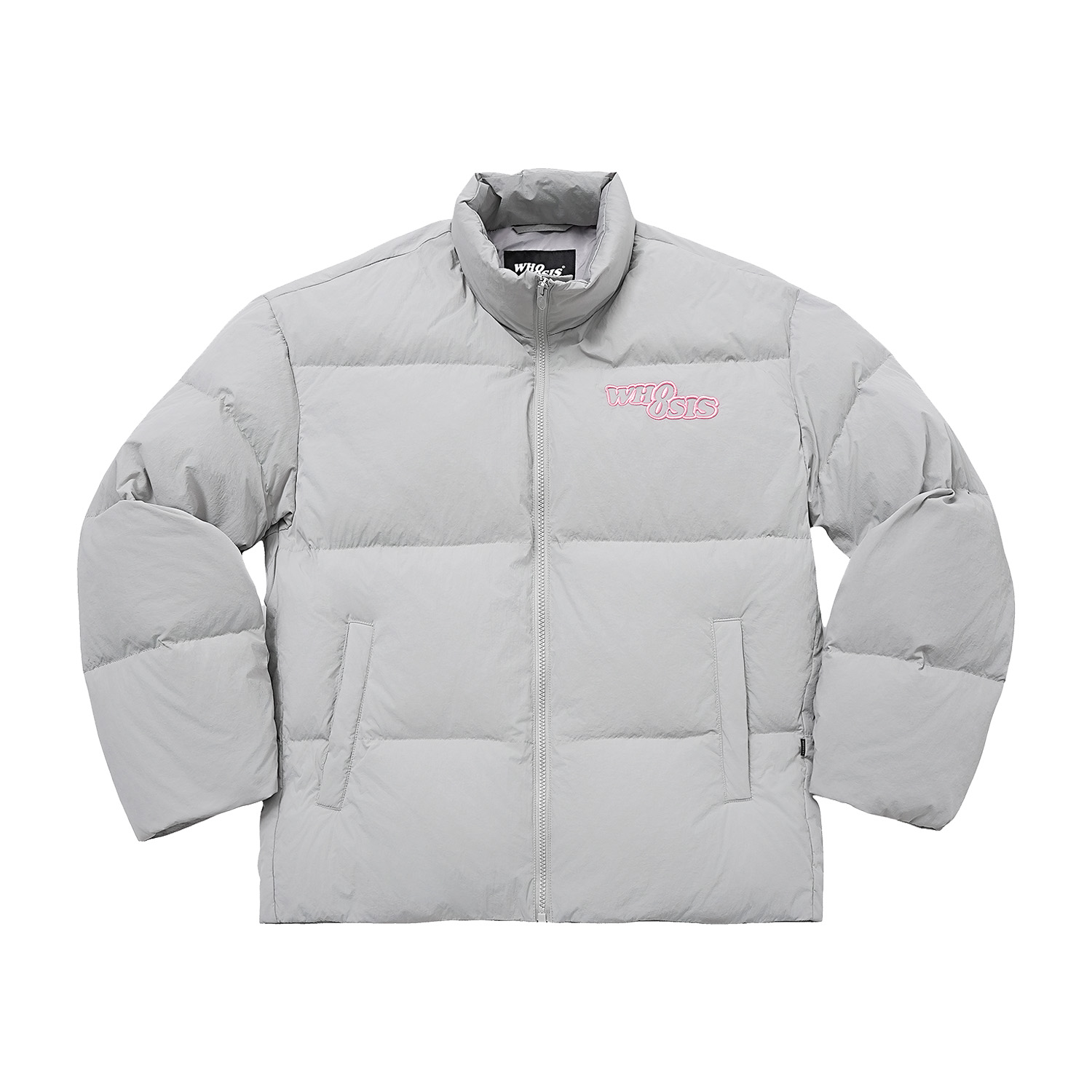 WHOOSIS（不知其名）镂空刺绣羽绒服外套加厚保暖冬季情侣校园男