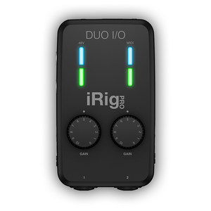 IK iRig Pro DUO I/O 录音声卡 专业作编曲配音乐器 户外便携接口