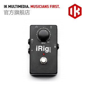 IK iRig STOMP电吉他单块效果器 软件效果器控制转接口Amplitube