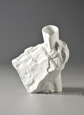 白色笔筒售楼处会所家具展厅摆件