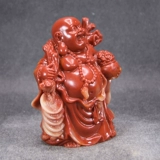 Имитация гибискусского камня имитация Шушан Стоун Нефрит Смех Будда украшения Майтрея Гостиная Дома Украшение маленькое украшение