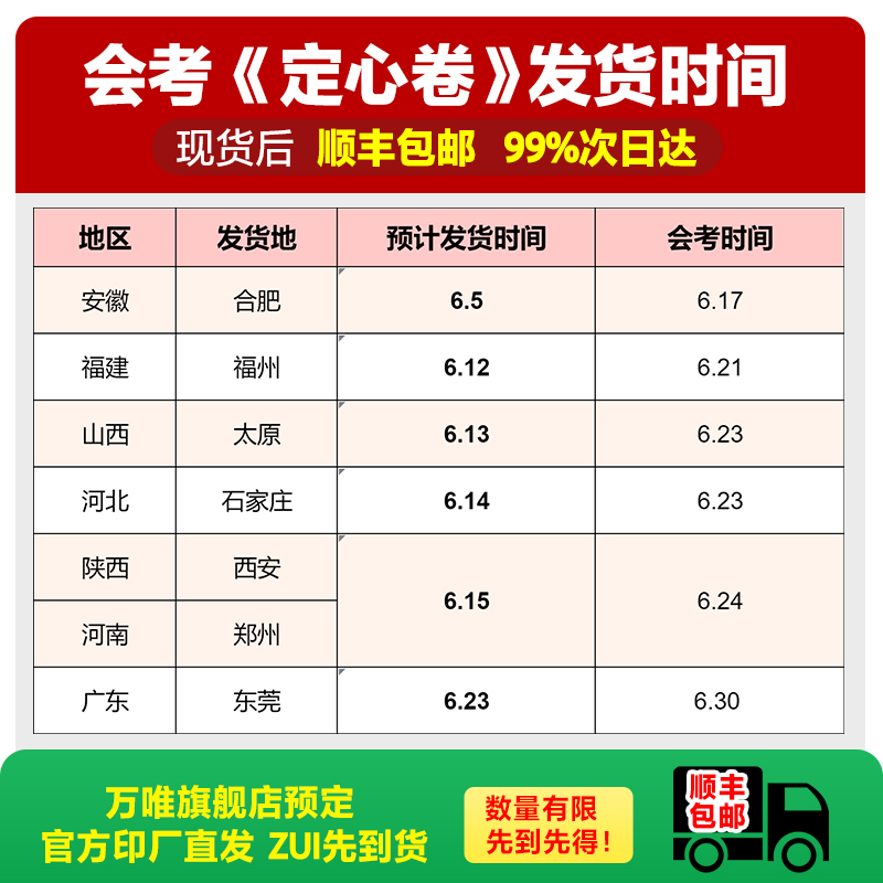 2024会考定心卷考前7天精准预测押题模拟专版必刷卷生物地理初二八年级真题练习万唯中考逆袭试题研究总复习资料真题万维教育预售-图1