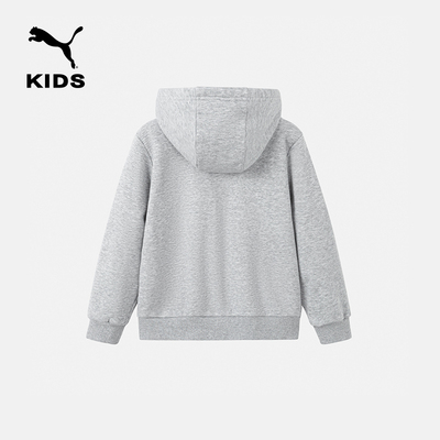 PUMA彪马童装新款儿童针织外套休闲运动蓄热升温