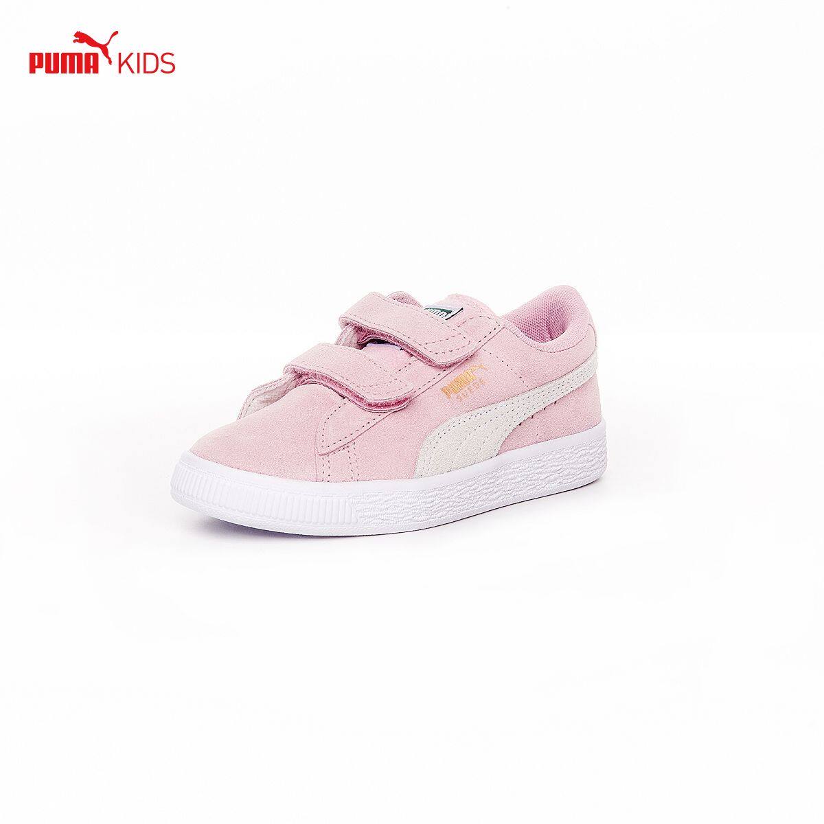 puma官方旗舰反毛皮魔术贴休闲鞋 puma童装运动鞋