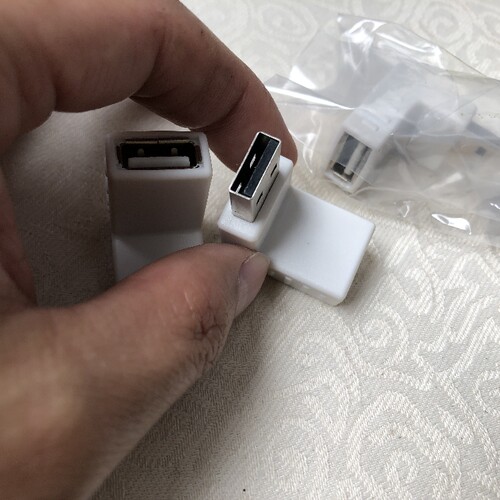 usb弯头90度公对母转接头电脑外接usb 延长线上下左右直角L型口 - 图2
