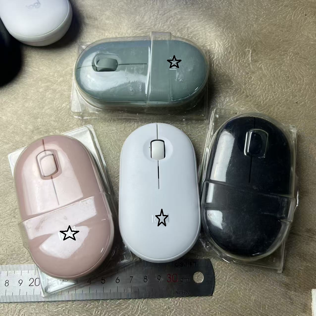 Pebble 2.4G wireless mouse Bluetooth dual-mode silent home office notebook mobile phone tablet Bluetooth mouse