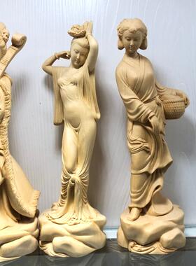 黄杨木中国古代四大美女古典人物