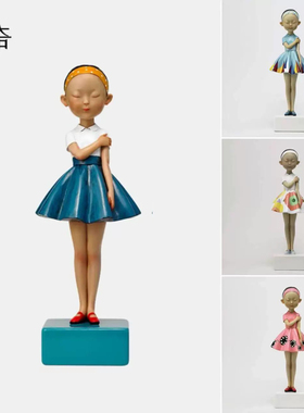 【清】稀奇艺术瞿广慈《天使比比》轻奢创意家居摆件桌面雕塑卧室