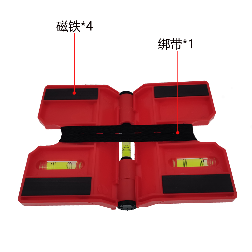 可折叠立柱水平仪垂直带软磁铁木工装修建筑钢结构用水平尺送绑带 - 图2