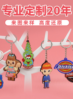 硅胶钥匙扣定制周边小礼品