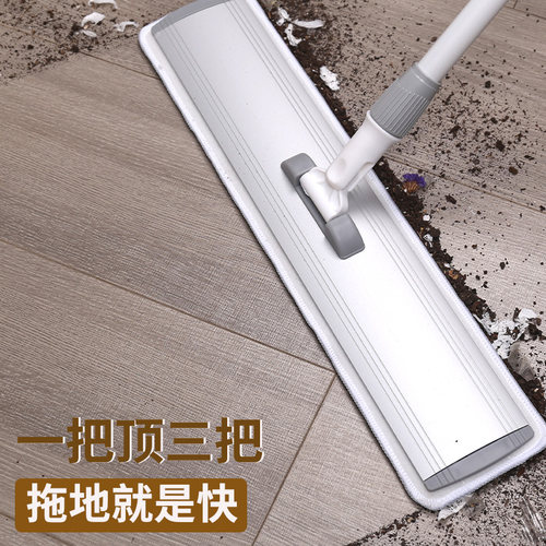 免手洗大号平板拖把懒人家用新款酒店加长尘推拖地布一拖净地神器 - 图1