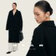 MPAM mid-length alpaca wool lazy style double-sided wool coat