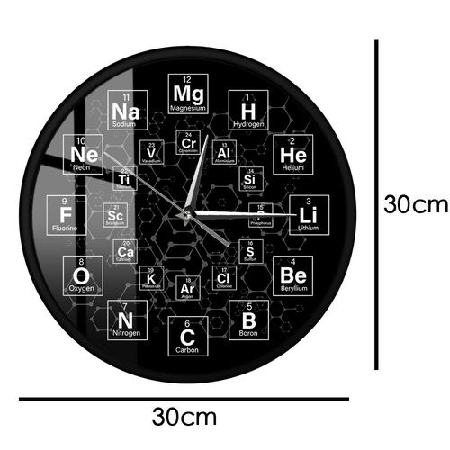 化学符号挂钟元素周期表挂钟化学符号挂钟科学墙壁艺术装饰时钟 - 图2